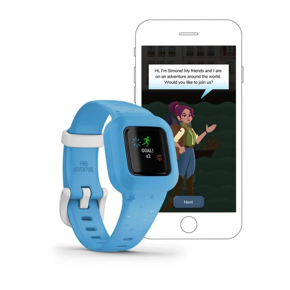 Garmin Vivofit Junior 3 - Blue Stars Fitness Tracker for Kids - Image 3