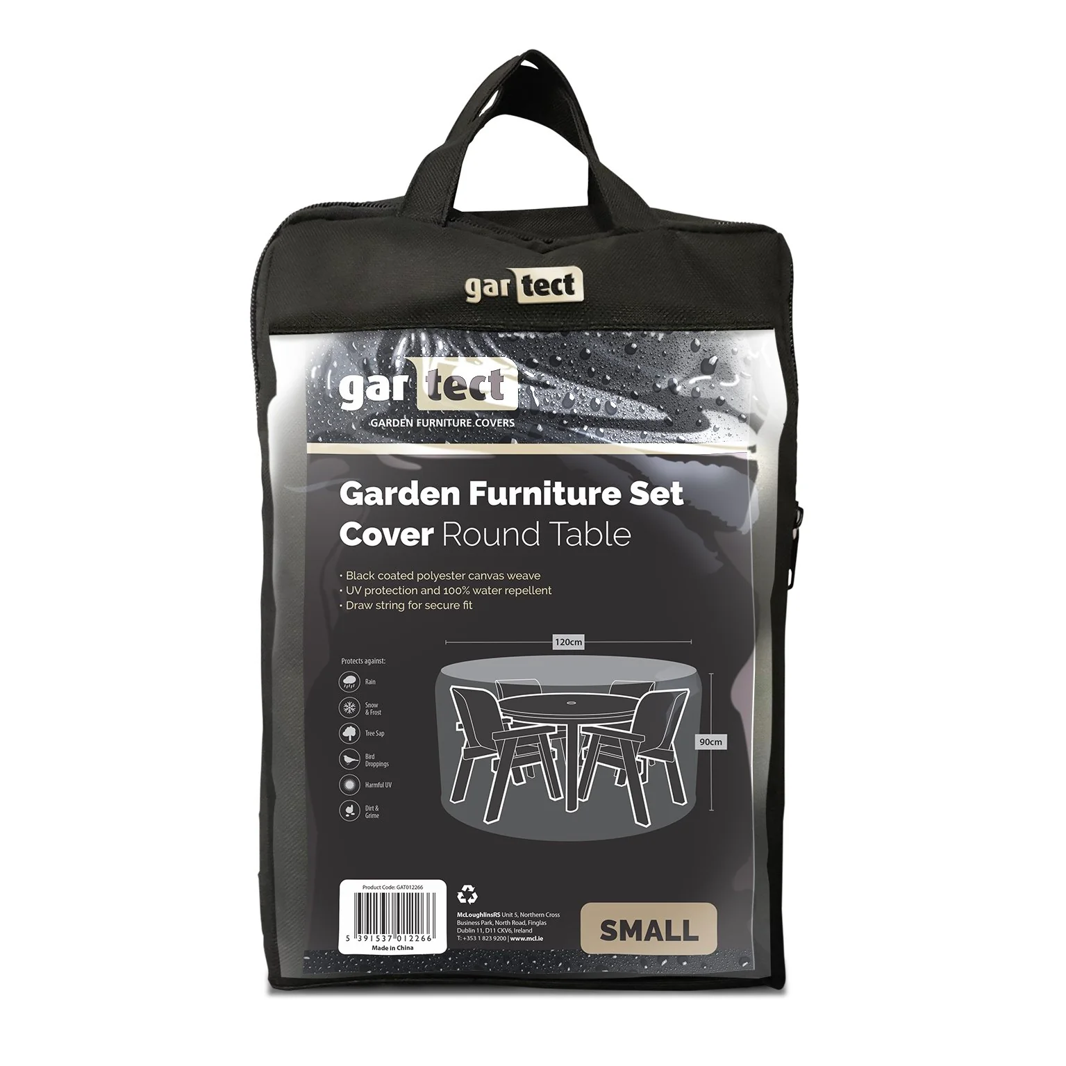 Gartect Classic Cover for Small Round Table Furniture Set
