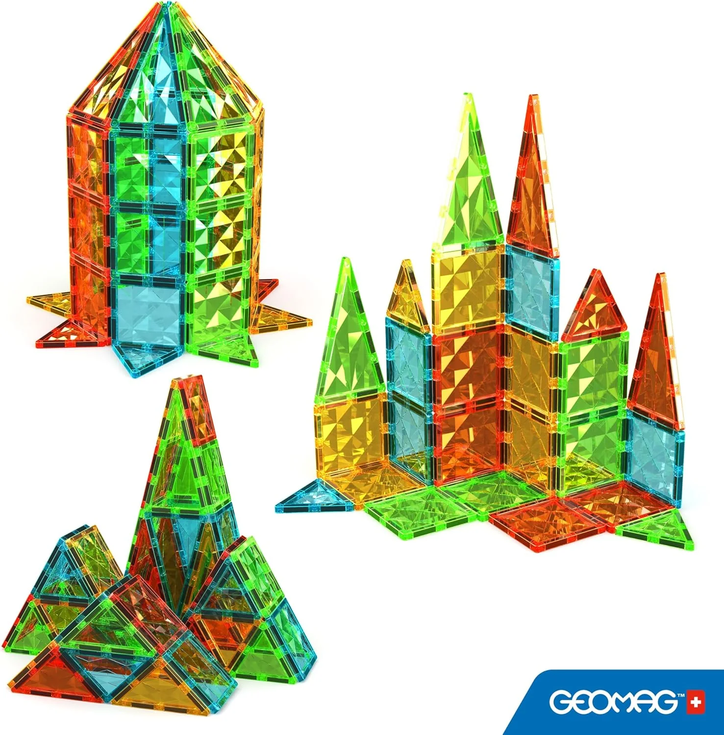 Geomag Magnetic Tiles Gems 60 Pieces - Image 5