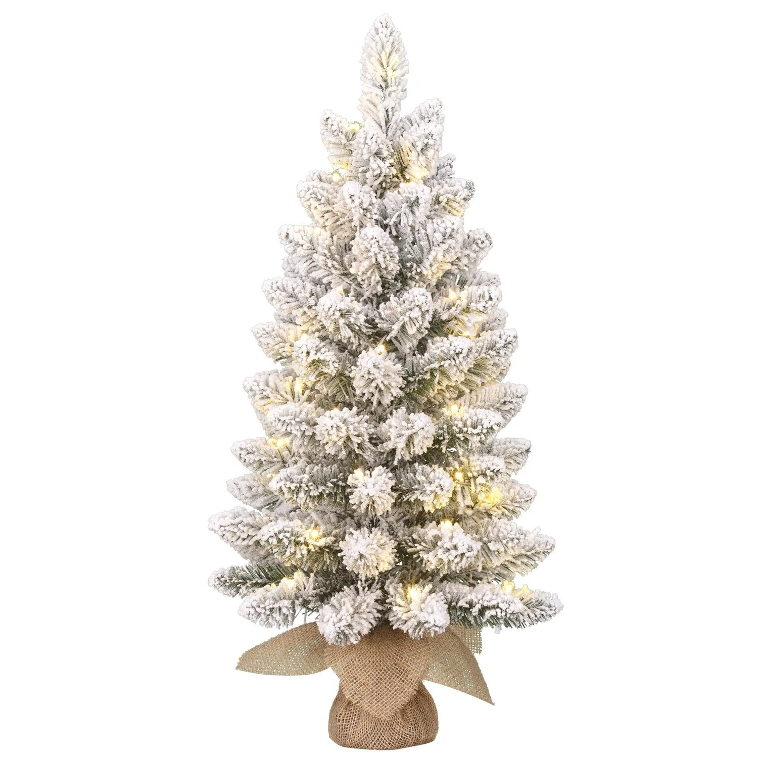 Gerlos Pre-Lit Christmas Tree with 30 LED Battery Operated with Timer 75cm