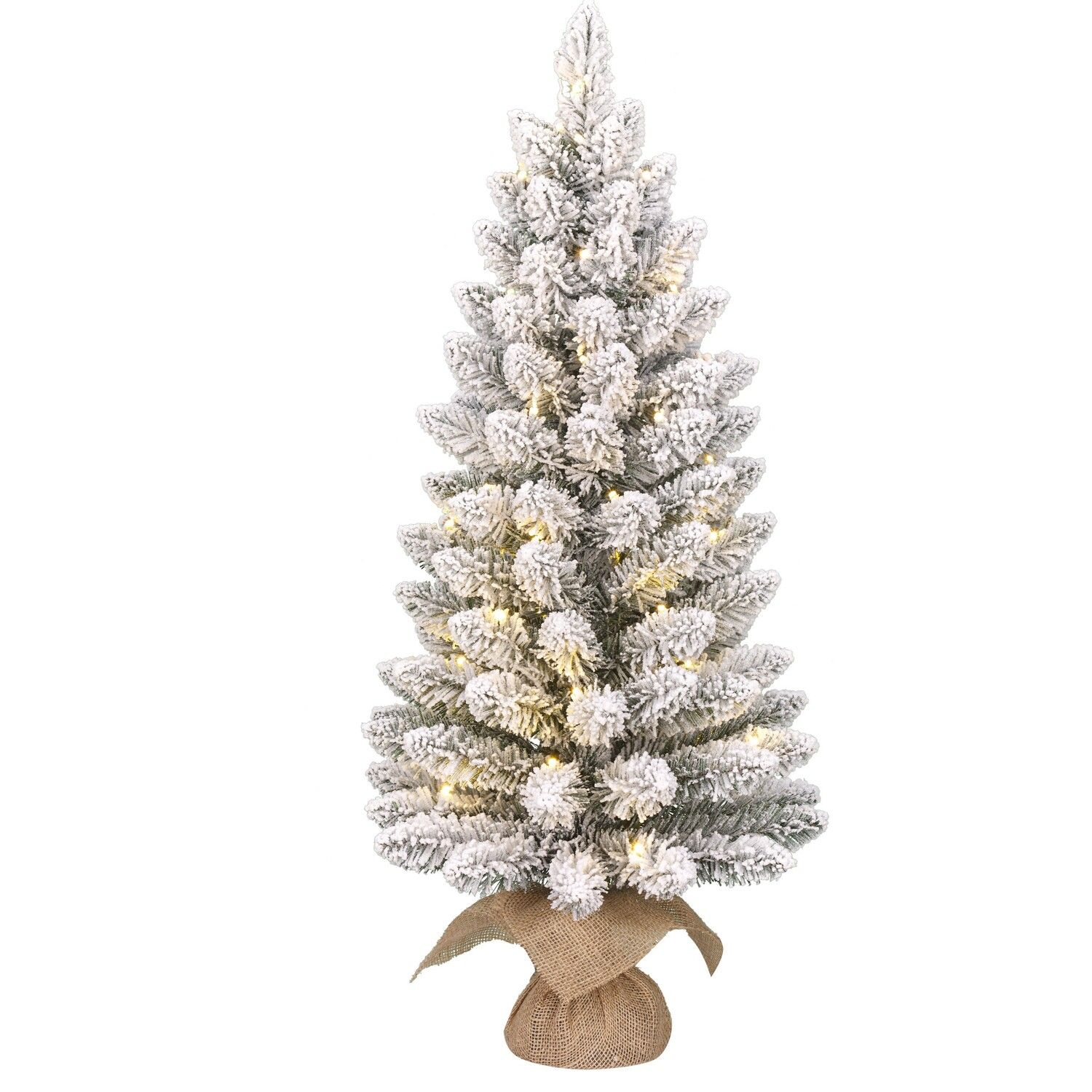 Gerlos Pre-Lit Christmas Tree with 40 LED Battery Operated with Timer 90cm