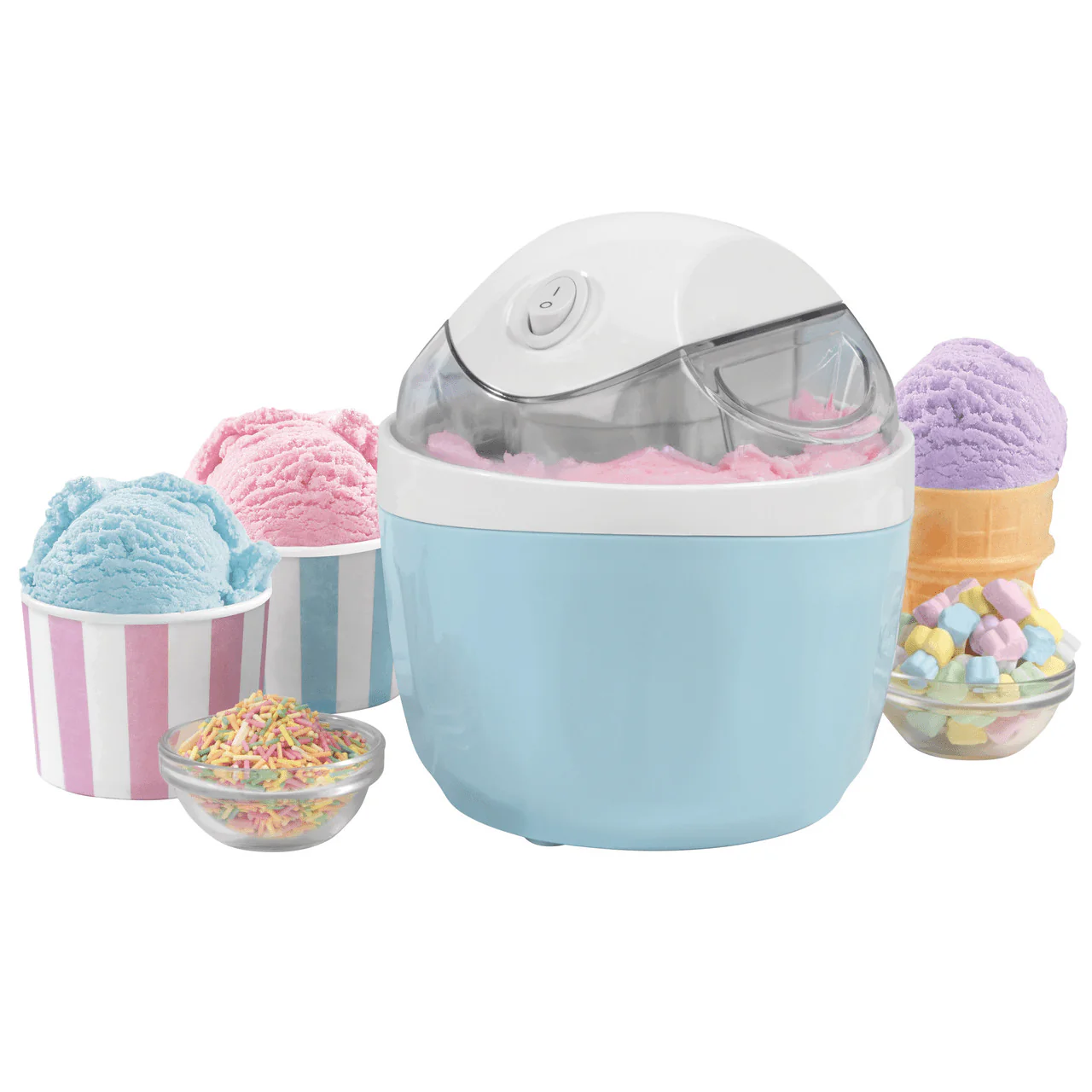 Giles & Posner Blue Sorbet Pastel Electric Ice Cream Maker