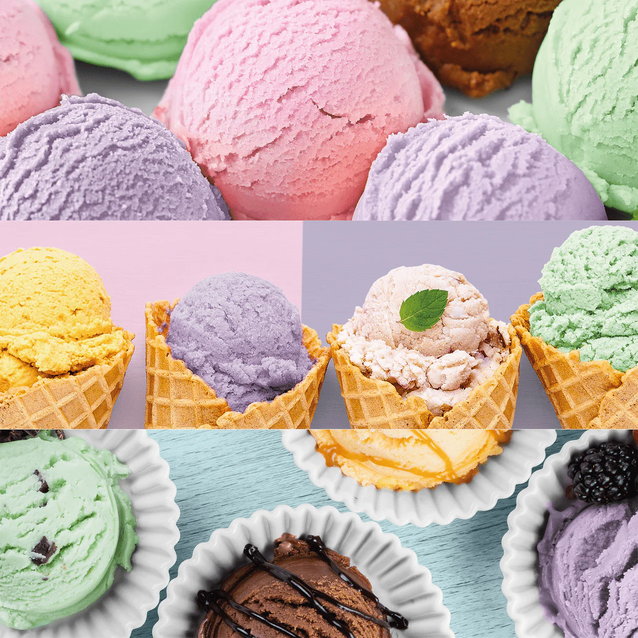 Giles & Posner Blue Sorbet Pastel Electric Ice Cream Maker - Image 11