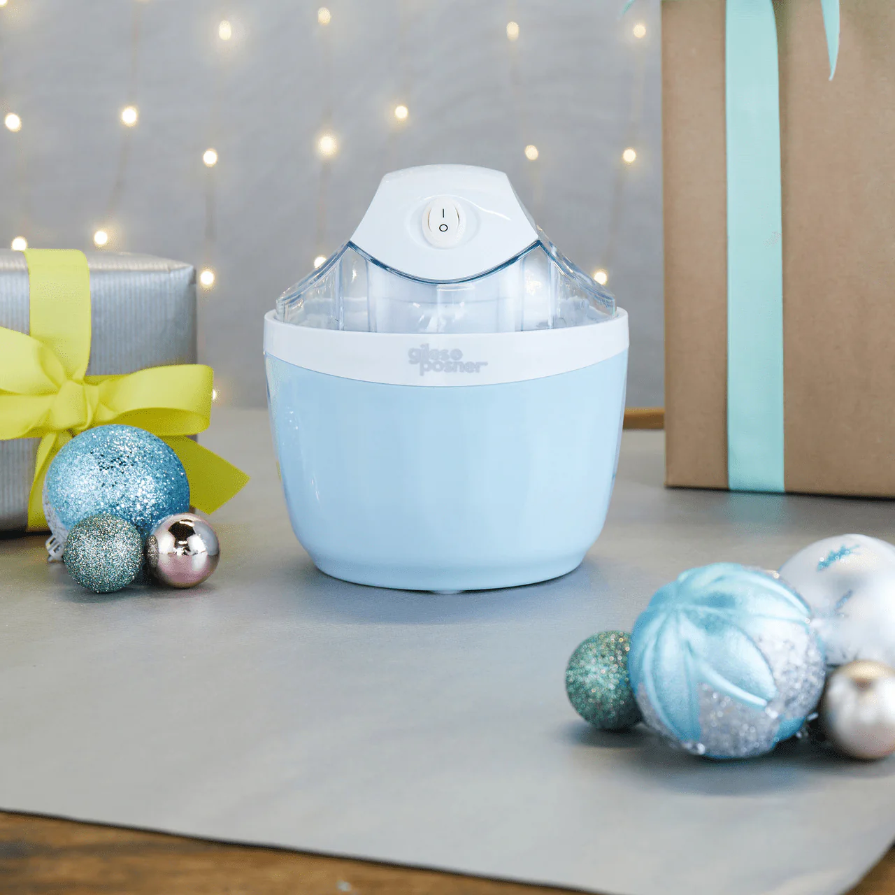 Giles & Posner Blue Sorbet Pastel Electric Ice Cream Maker - Image 6