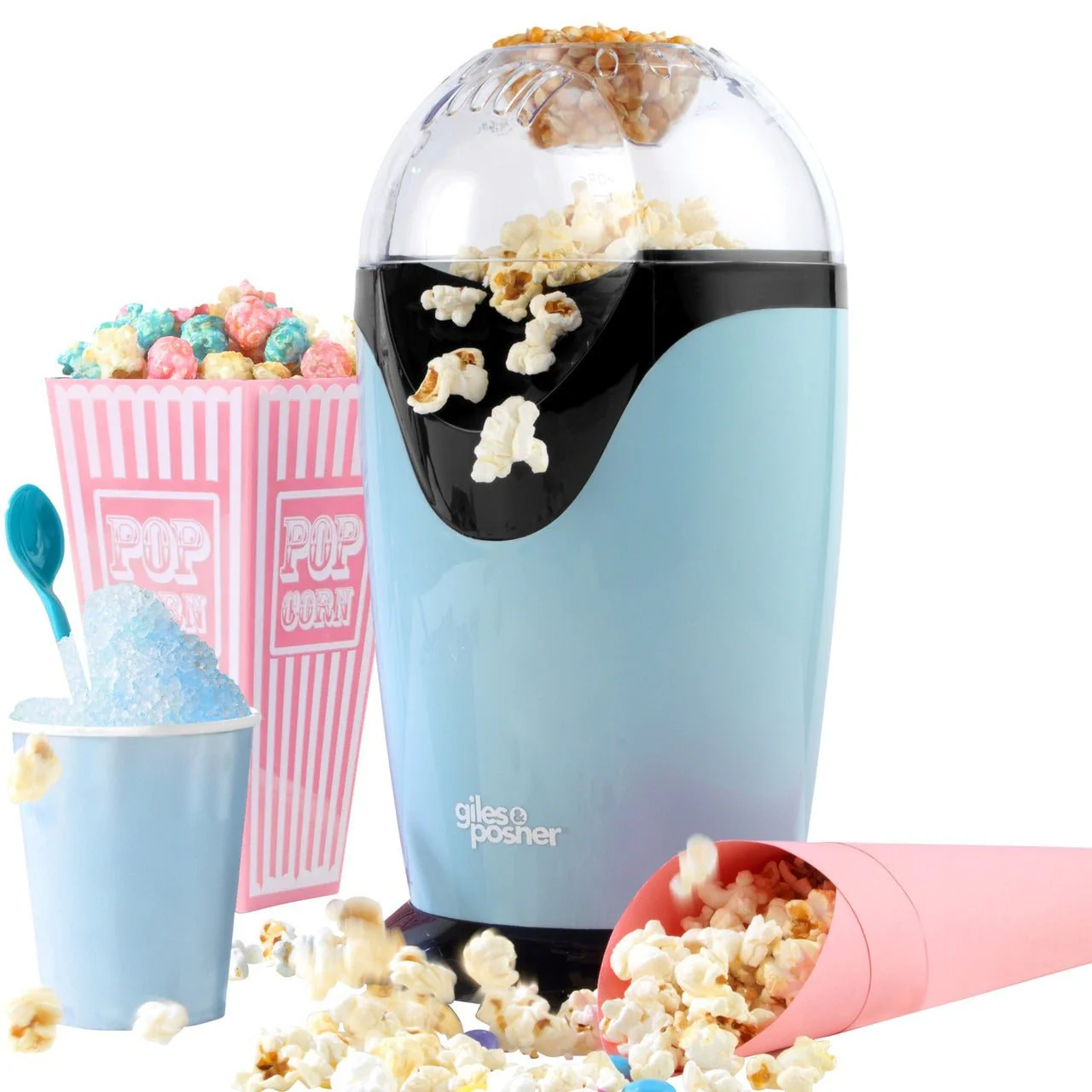 Giles & Posner Popcorn Retro Maker Machine - Image 3