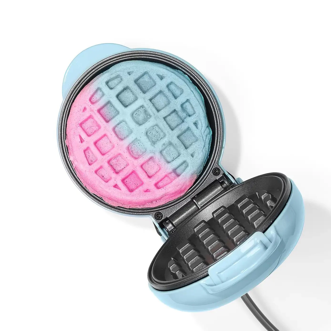 Giles & Posner Sorbet Blue Mini Waffle Maker - Image 2