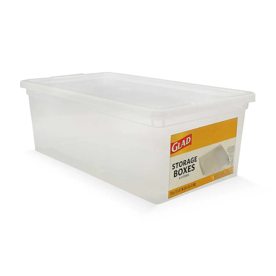 Glad 6 Litre Clear Storage Box