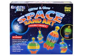 Glitter & Glow Space Sand Art