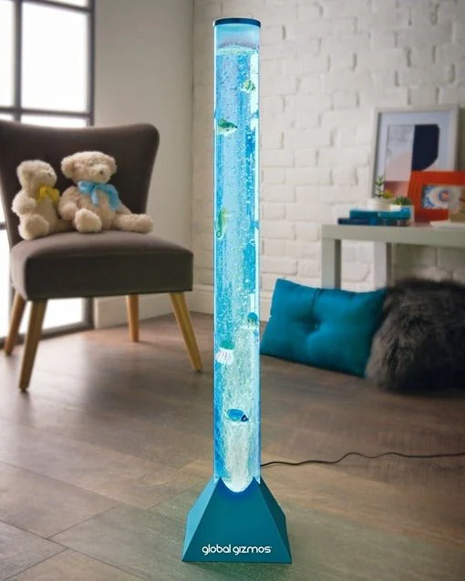 Global Gizmos 90cm Fish Water Bubble Lamp - Blue - Image 4