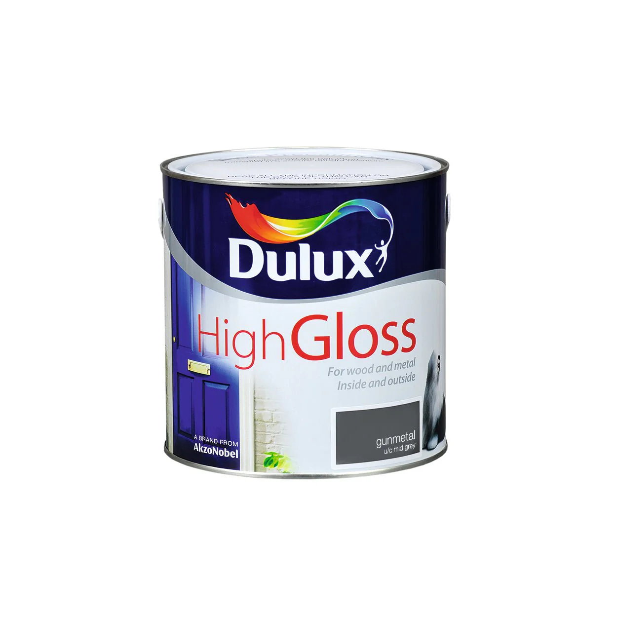Gloss 2.5L Gunmetal Dulux - Image 2