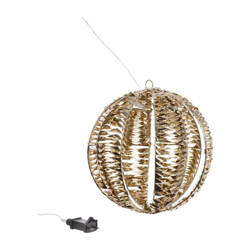 Gold Twist Globe | 30Cm