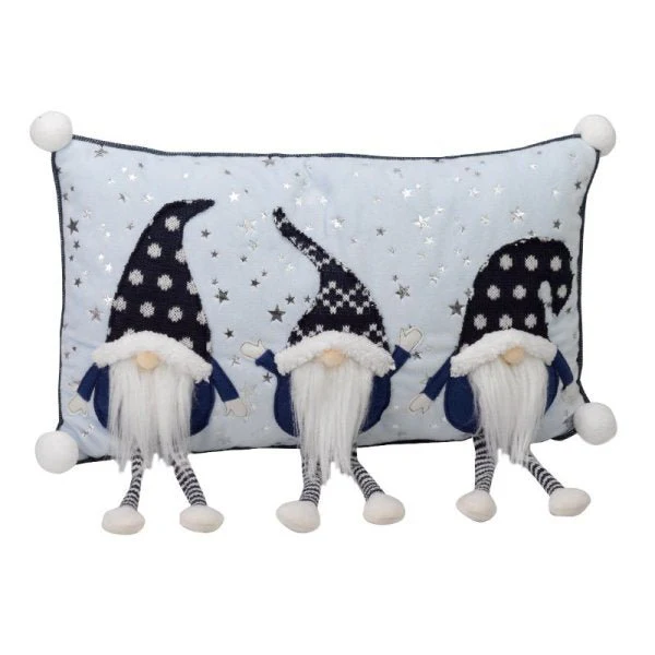 Gonklets! - Blue Rectangular Cushion - Image 2