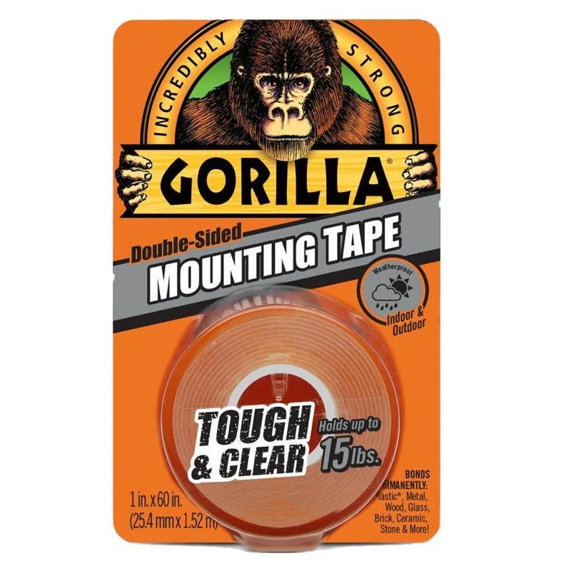 Gorilla Glue Heavy-Duty Double Sided Mounting Tape 25.4mm x 1.52m