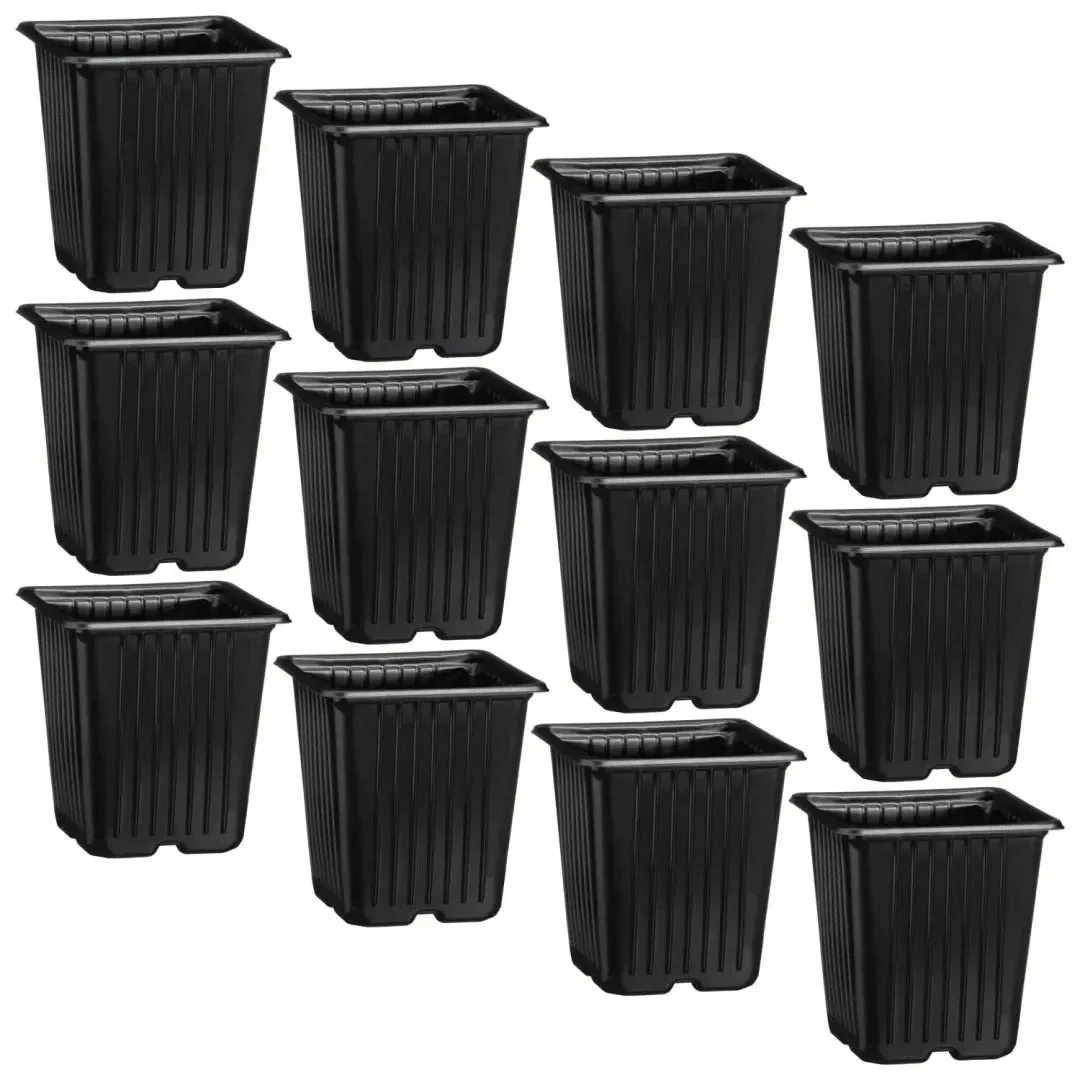 Green Blade 12 Pack Plant Pots – 9 × 9 × 10cm BB‑PP109