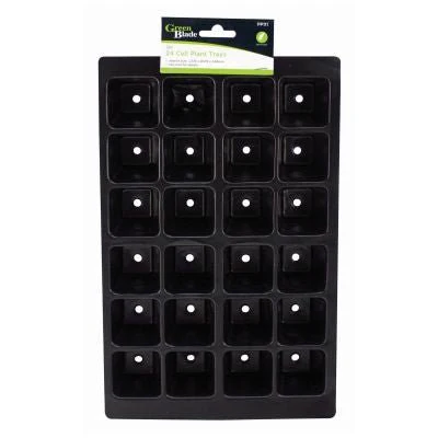 Green Blade 3Pc 24 Cell Plant Trays