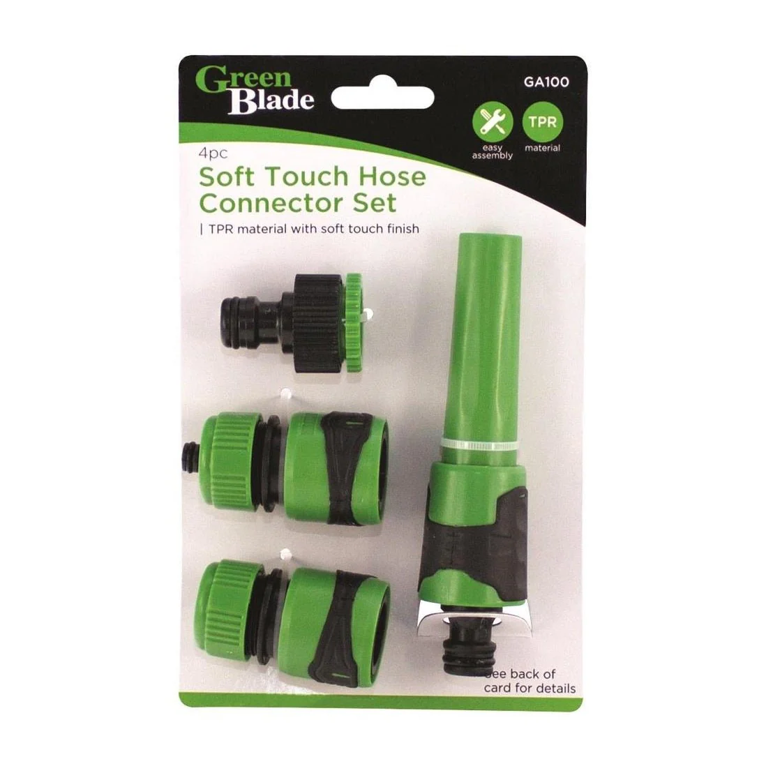 Greenblade Soft Touch Hose Connector Set 4 Piece