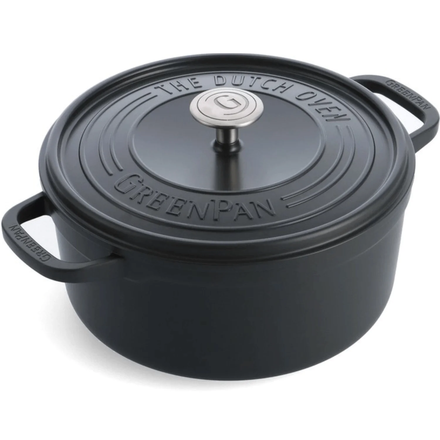 GreenPan Featherweights 28cm Black Casserole