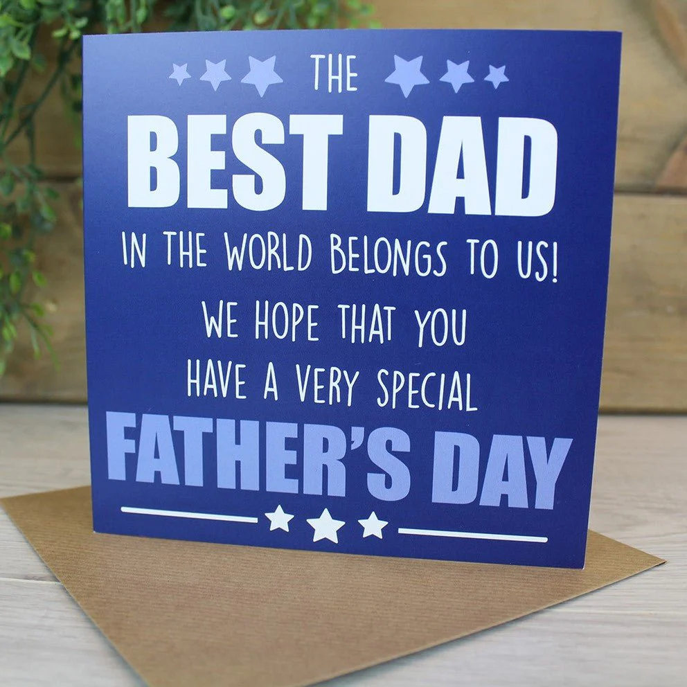 Greeting Card - Best Dad