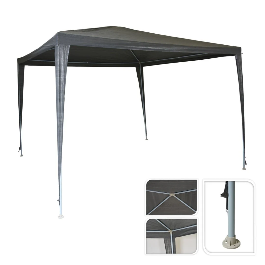 Grey Garden Gazebo 3M x 3M
