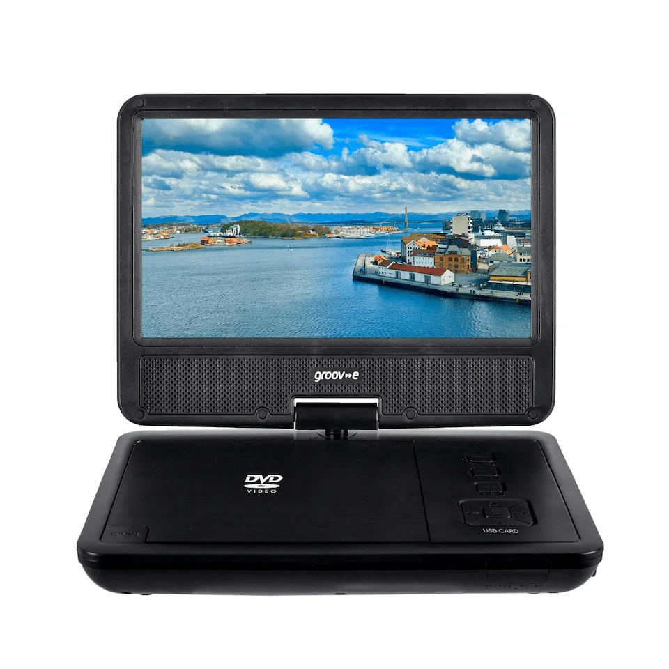 Groov-e GV-DP01BK 7" Portable DVD Player Black