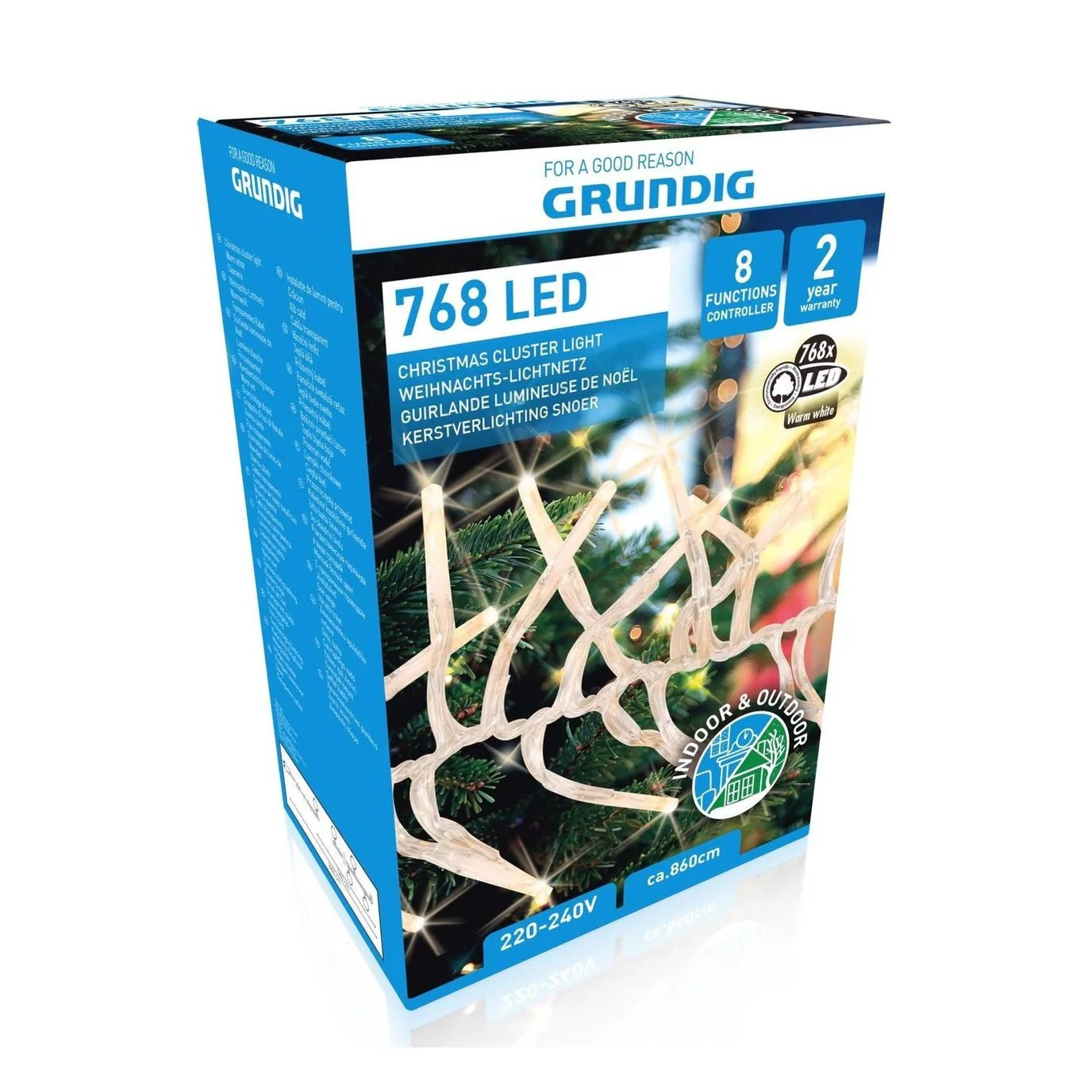 Grundig 768 LED Lights Warm White - Mains Operated