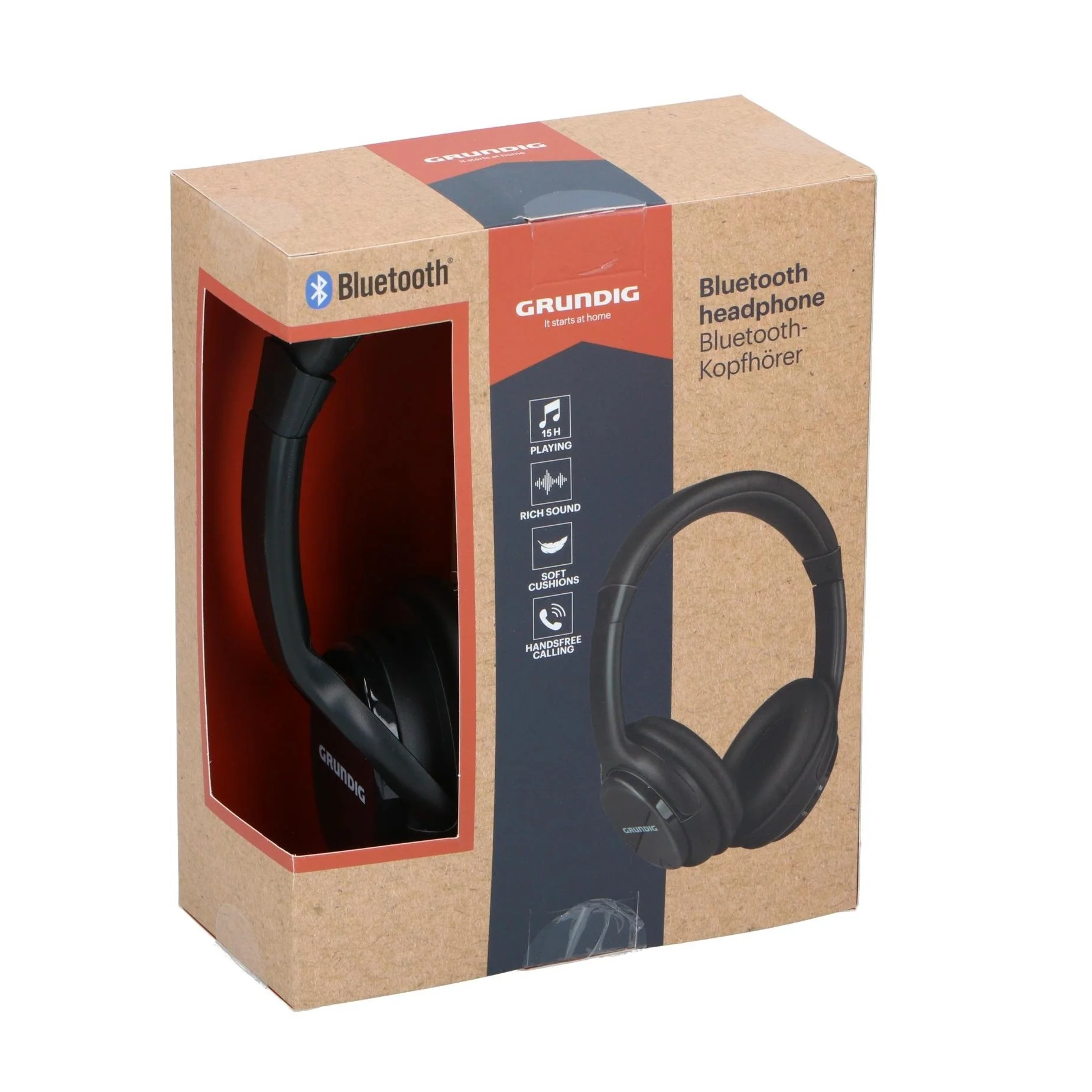 GRUNDIG Black Bluetooth Headphones 25989