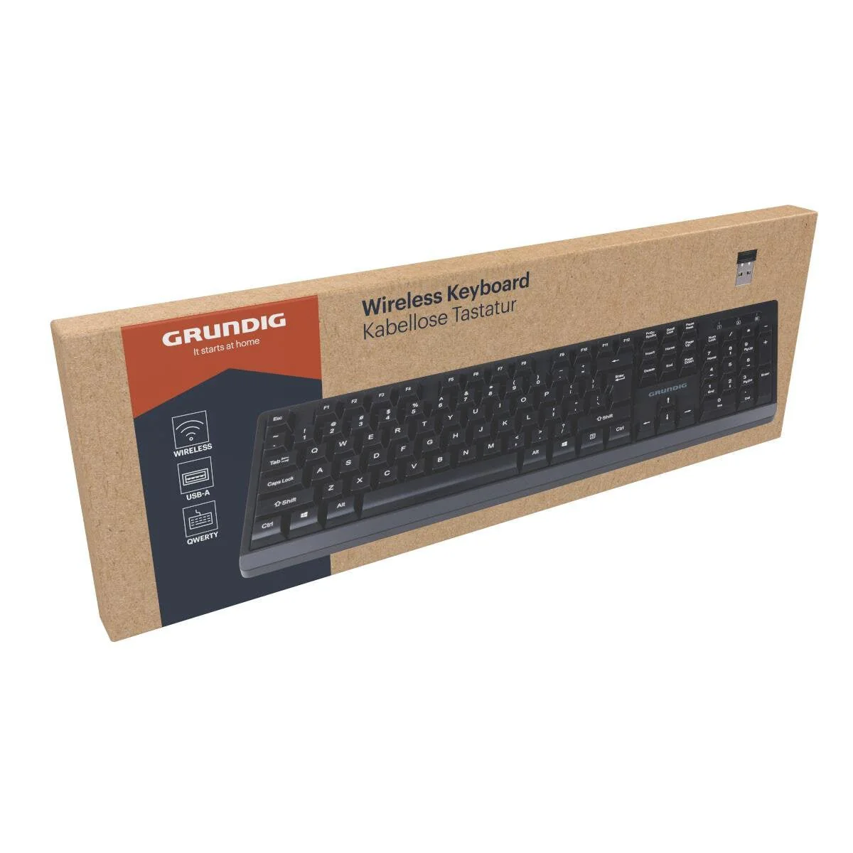 GRUNDIG Wireless Keyboard 438 x 136 x 27mm