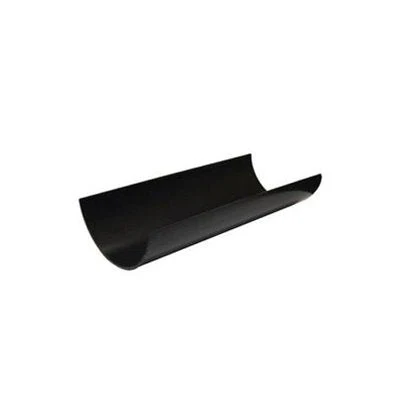 Gutter Black Half Round 125Mm X 4M Rg2