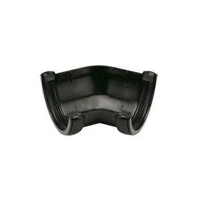 Gutter Black Round Angle 135 Deg Ra2