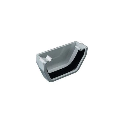 Gutter White Sq Stop End External 112Mm Res1