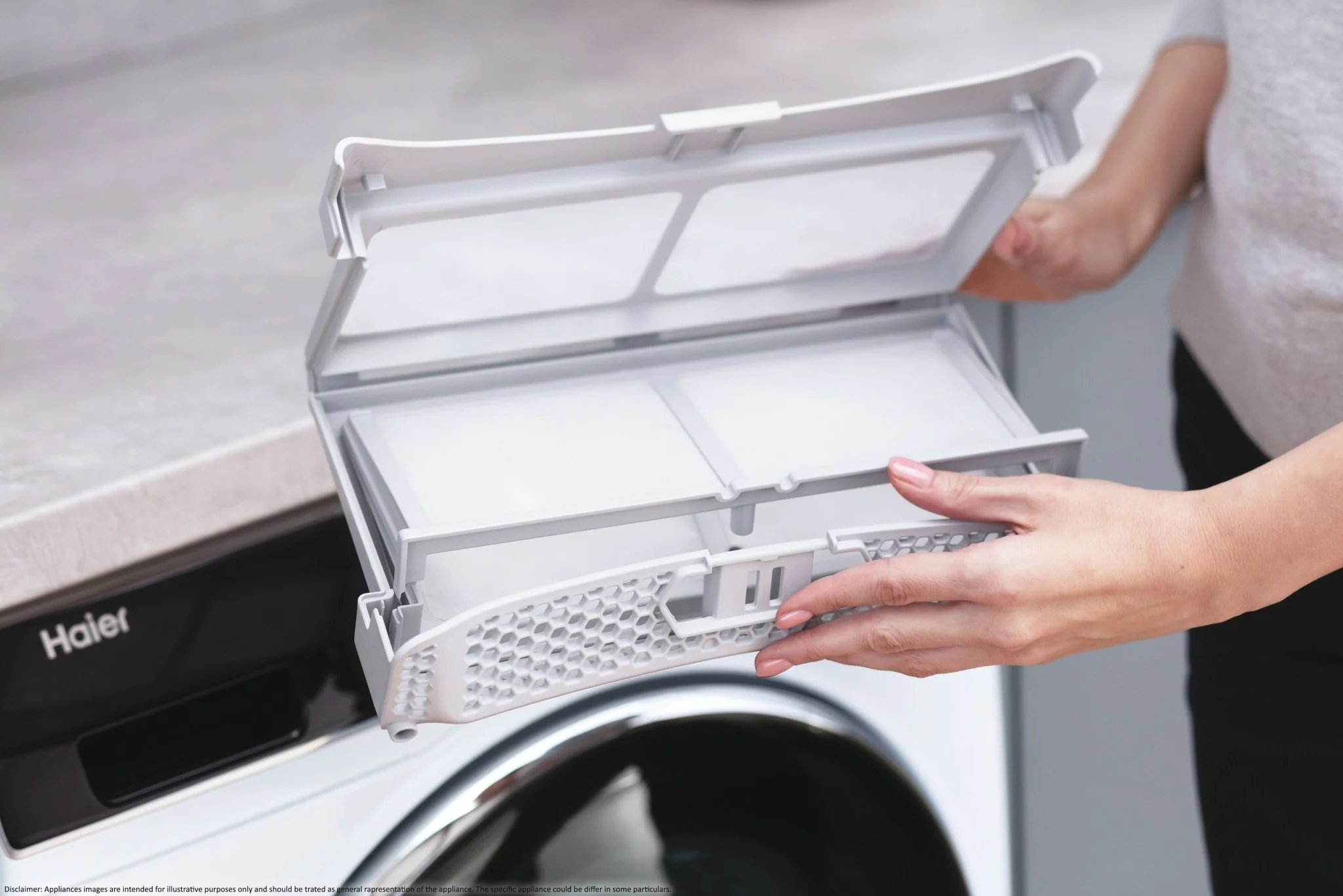 Haier I-Pro Series 7 Plus 9kg Heat Pump Tumble Dryer | HD90-A3Q979RU1UK - Image 6