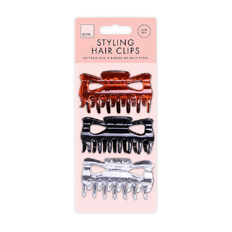 Hair Claw Clips 3pk