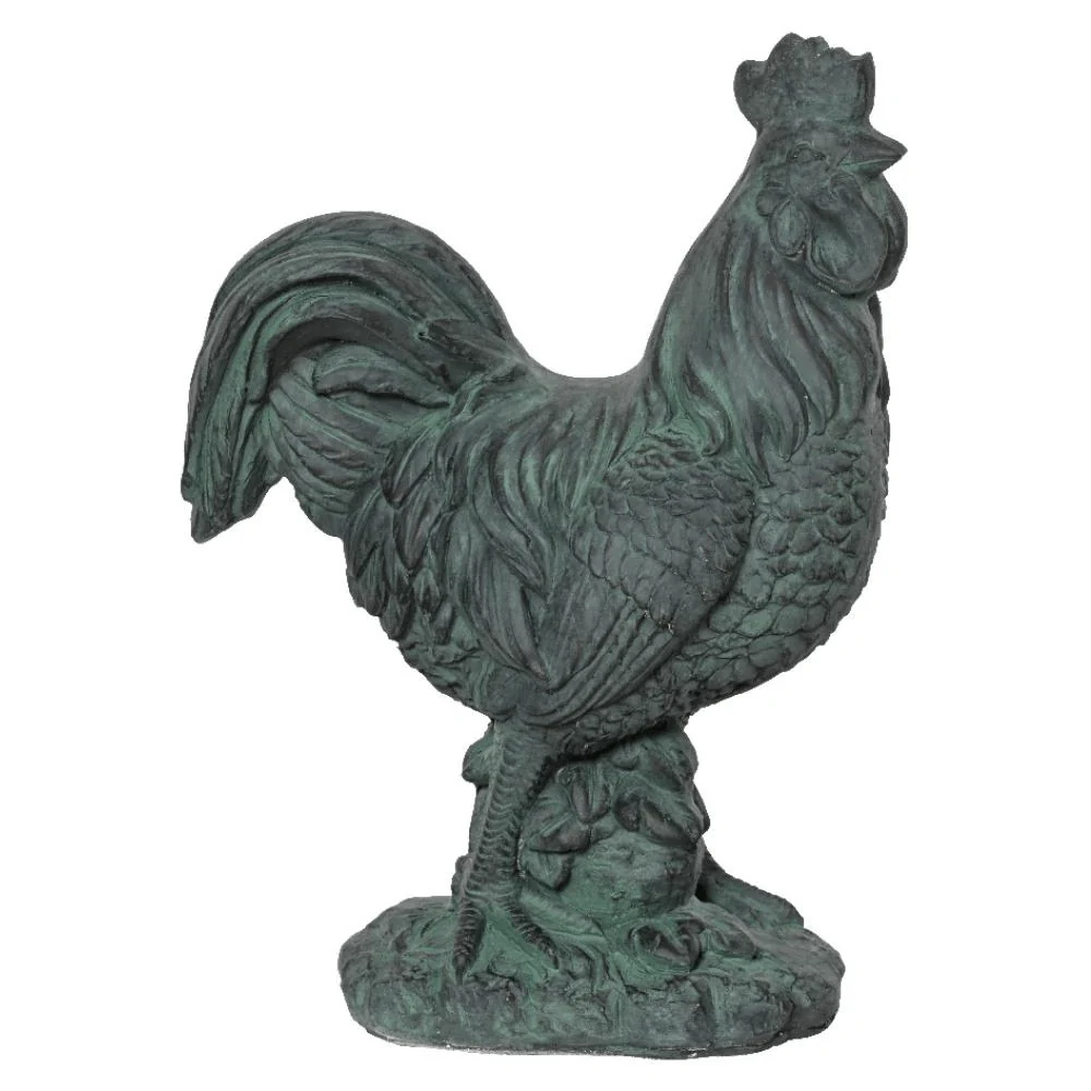 Handcrafted Rooster Statue