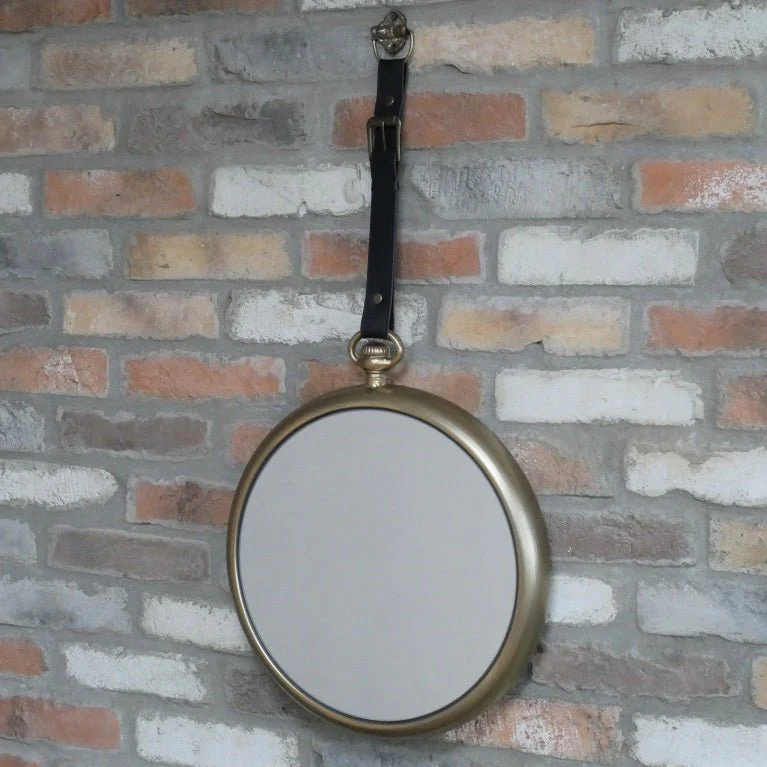 Hanging Mirror on Strap 81cm