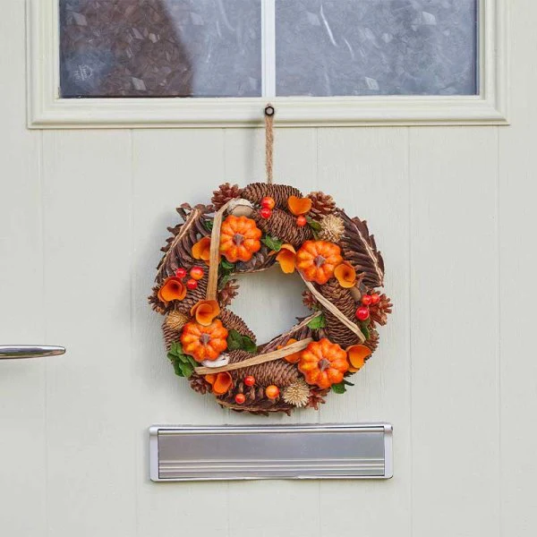 HarvestHome Whirl Door Wreath - 30cm