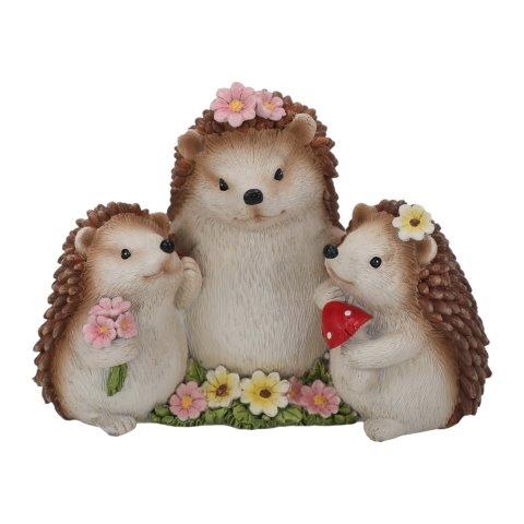 Hedgehog Family Ornament 13 x 10cm - Image 2