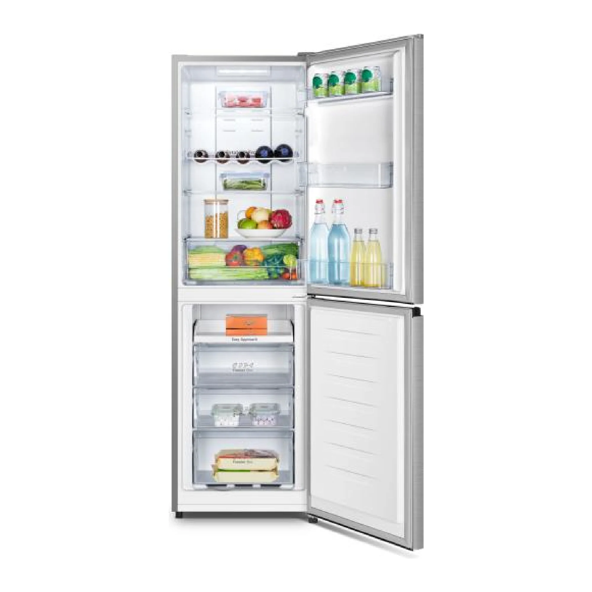 Hisense Freestanding Fridge Freezer | Stainless Steel - Image 3