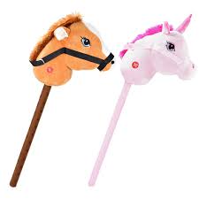 Hobby Horse or Unicorn with Sound Assorted Styles