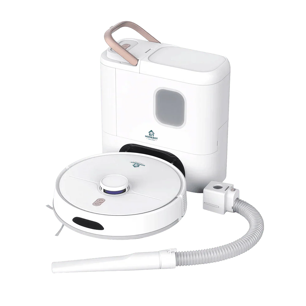 Homebot Nozzie 4-in-1 6000Pa Self-Emptying Robot Vacuum & Mop | HB-RV-NOZ-IE