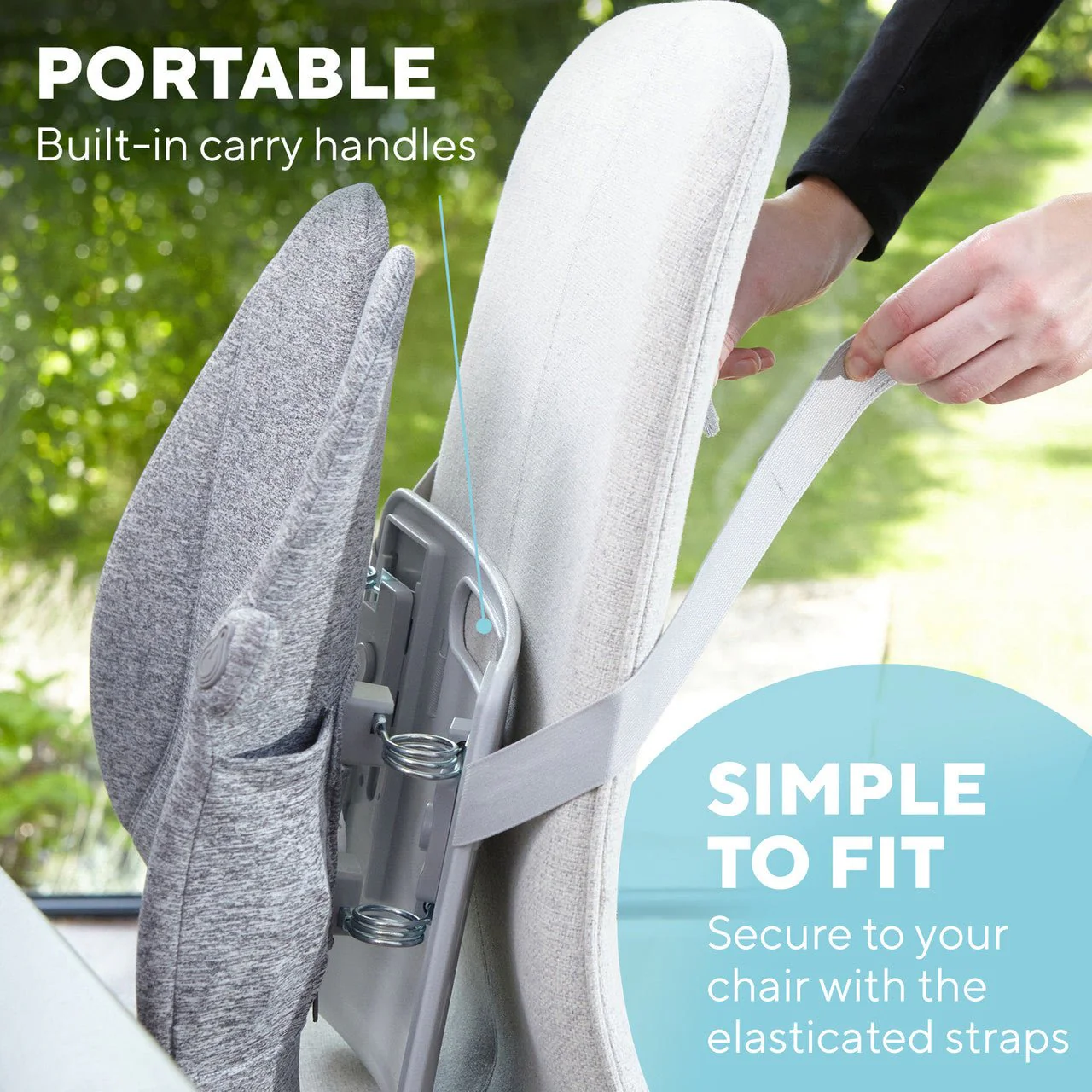 Homedics Heated Back Support Cushion - Image 4
