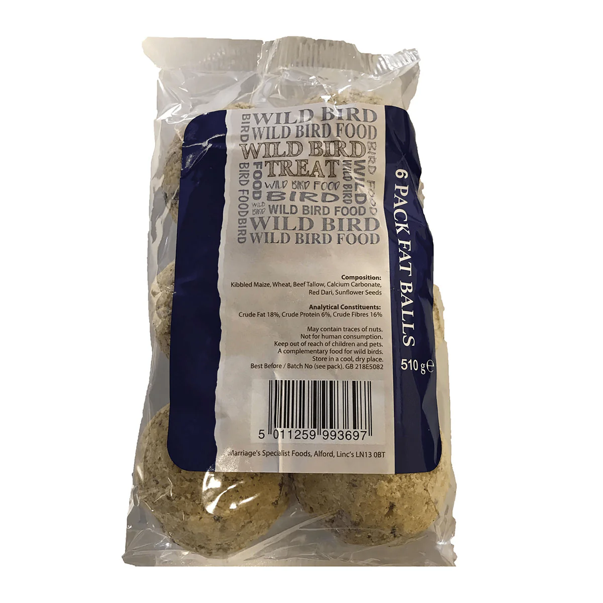 Honeyfields 6pk Suet Balls