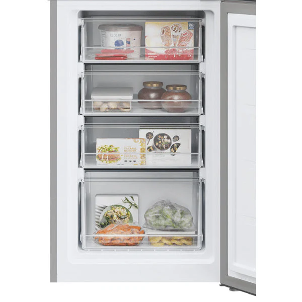 Hoover 252L 50/50 Low Frost Freestanding Fridge Freezer Silver - Image 3