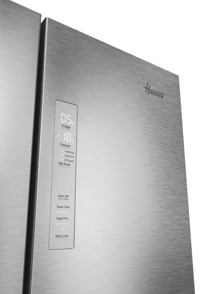 Hoover H-Fridge 700 Maxi French Door Fridge Freezer | 176cm (H) | Stainless Steel - Image 2