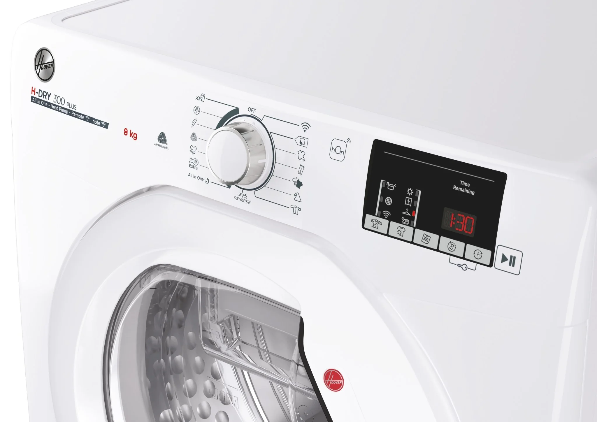 Hoover HLE H8A2DE 80 8KG Heat Pump Tumble Dryer - White | HLEH8A2DE-80 - Image 4