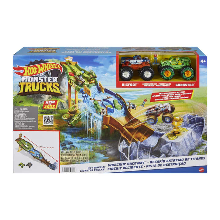 Hot Wheels Monster Trucks Wreckin' Raceway - Image 2