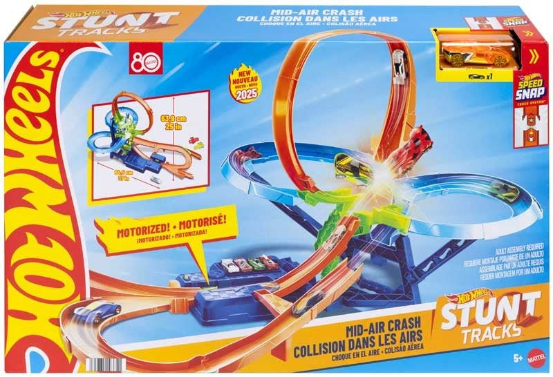 Hot Wheels Stunt Tracks Mid-air Crash