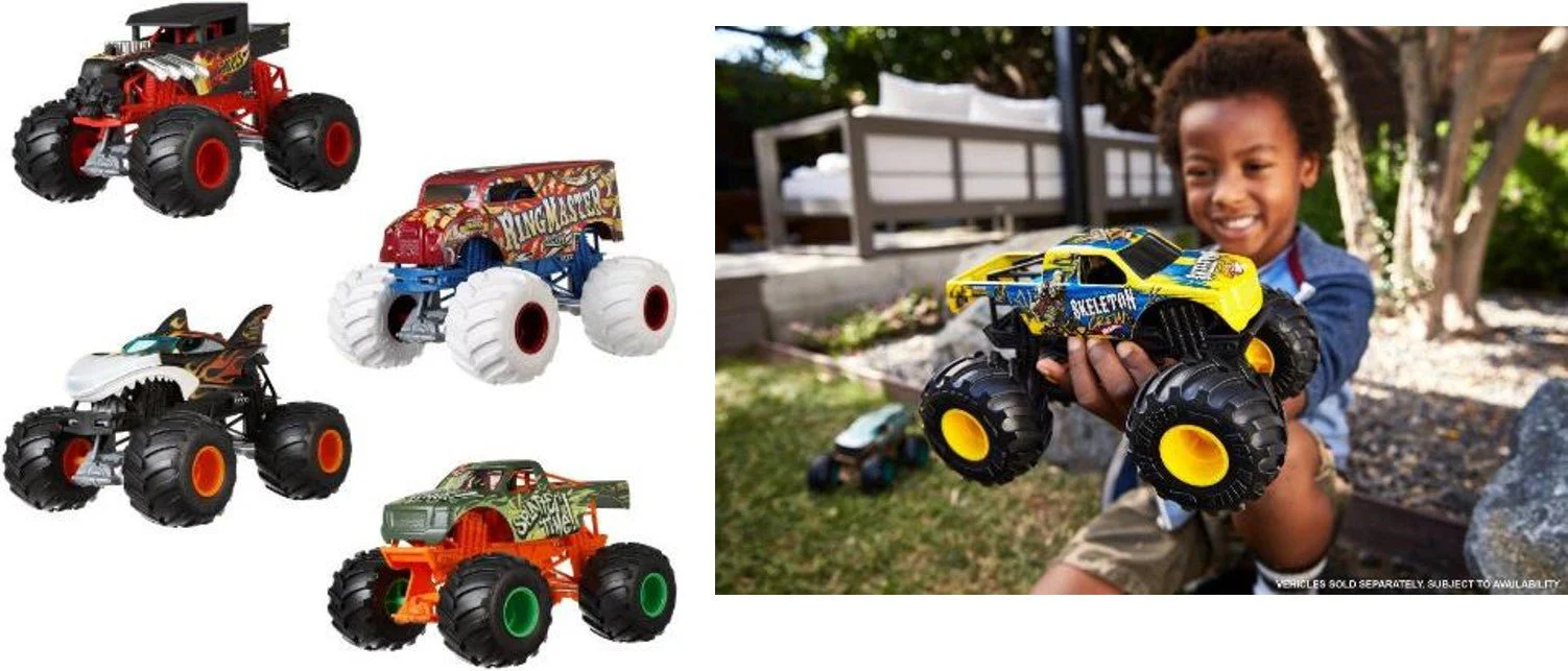 Hot Wheels Monster Truck 1:24 Assorted Styles - Image 2