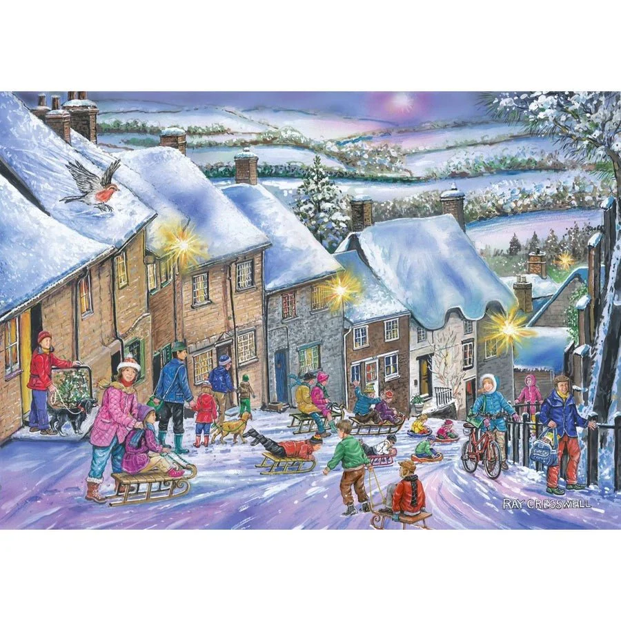 House of Puzzles Going On Gold - 1000 Piece Jigsaw Puzzle
