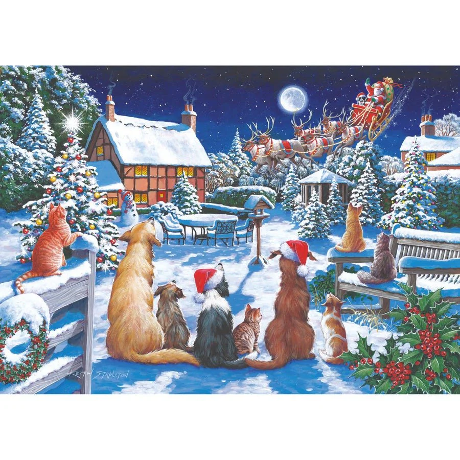 House of Puzzles No.19 - Santa Paws BIG 500 Puzzle