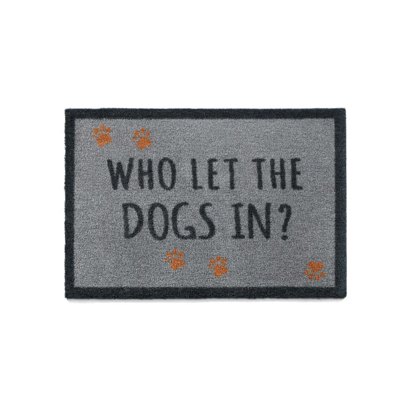 Howler & Scratch Who Let the Dogs In 50cm x 75cm Mat